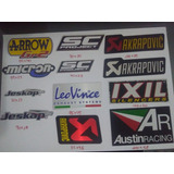 Adesivos P Escapamento Austin Racing arrow jeskap akrapovik