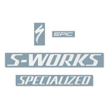 Adesivos P Quadros Bikes Specialized Epic Refletivo Branco