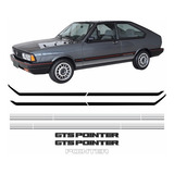 Adesivos Passat Gts Pointer Pp002 Faixas Laterais Completo Cor Preto