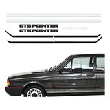 Adesivos Passat Gts Pointer Preto Faixas Laterais Emblema