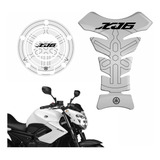 Adesivos Protetor Tanque Tankpad Bocal Para Yamaha Xj6 13588 Cor Prata