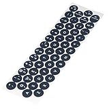 Adesivos Redondos Português ABNT2 Para Teclado 14mm Servem Para Logitech K380- K480 -Cinza-