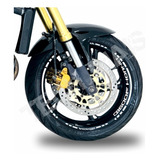 Adesivos Refletivo Roda Friso Honda Cb 600f Hornet 8 Logos