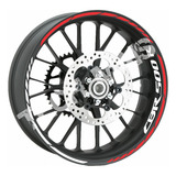 Adesivos Refletivo Roda Frisos Moto Honda Cbr500r Cbr 500r