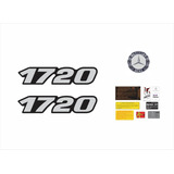 Adesivos Resinados Compatível Mercedes 1720 Etiquetas R058 Cor Padrão