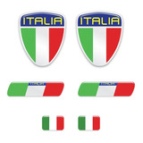 Adesivos Resinados Emblema Italia Brasão Placa