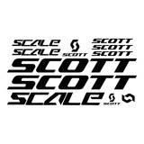 Adesivos Scott Scale Preto Montain Bike Mtb Bicicleta