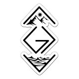 Adesivos Simples God Is Greater Ups And Downs Pacote Com 2 Vinil Impermeável Para Carro Telefone Garrafa De água Laptop Decalques De Fé Cristã Pacote Com 2