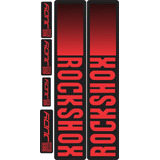 Adesivos Suspensão Bike Mtb Rock Shox Judy Vermelho Novo 