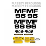 Adesivos Trator Massey Ferguson Mf96 Mf 96 4x4 Ca 00454 Mq Cor