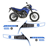 Adesivos Yamaha Xt 660r 2013 Faixa Moto Azul Emblemas Logo