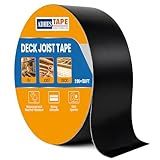 ADHES Fita De Viga De Deck De 5 Cm 5 Cm X 127 Cm Resistente Ao Clima E Fita Impermeável Para Decks Fita Intermitente De Deck Fita Butílica Ideal Para Decks De Madeira Vigas De Telhado Uso Em