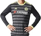 Adidas Camisa De Futebol Masculina Chelsea FC Away De Manga Comprida 2016 17