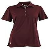 Adidas Camisa Polo Feminina De Jérsei Sólido Puremotion Golf Esportivo Marrom Medium