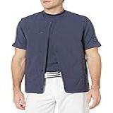 Adidas Colete De Golfe Masculino Adicross Elements Cinza Mesclado Meia Noite GG