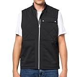 Adidas Colete Masculino Go To Quilited DWR Com Zíper Completo Preto XGG