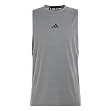 Adidas Regata Masculina Projetada Para Treinamento Treino Cinza Liso G