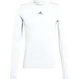 Adidas Techfit Camiseta Masculina Manga Longa 3GG Branca