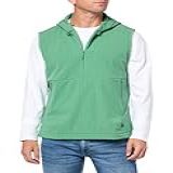 Adidas Ultimate365 Tour Wind Rdy Colete Masculino Com Meio Zíper Verde Pré Amado P