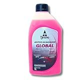 Aditivo De Radiador Coolant Concentrado Orgânico Fórmula Global Rosa Tirreno 1L FLU DS 279FU1 Para Todas As Marcas E Modelos De Automóveis