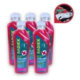 Aditivo Para Radiador Radiex Pronto Uso Rosa Kit 5 L