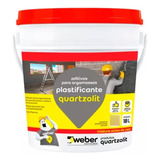 Aditivo Plastificante Argamassa Pronto P Uso 18lt Quartzolit