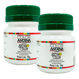 Adoçante Em Pó Stévia 100 Natural Color Andina Foods Kit 2 Unidades 10g