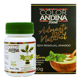 Adoçante Stevia Color Andina 100 Natural Em Pó 40g Vegano