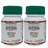 Adoçante Stévia Color Andina 20g 2 Potes