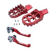 Adsspro CNC Pegs De Alumínio Pedal De Descanso Pedal Pedal E Alavanca De Embreagem De Freio Para CRF150F CRF230F CRF230 CRF150 F CRF 150F 230F 150 230 F 2003-2019 Dirt Pit Bike Motocross