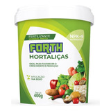 Adubo Fertilizante Forth Hortaliças 400g Nutrição Para Horta
