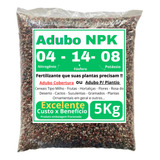 Adubo Fertilizante Npk 04 14 08 Granulado Via Solo Geral 5kg