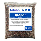 Adubo Fertilizante Npk 10x10x10 Para Plantas E Flores 3kg