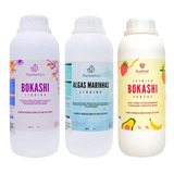 Adubo Foliar Liquido Concentrado Bokashi Kit 3 Litros