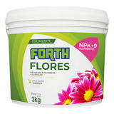 Adubo Forth Flores 3kg Fertilizante Floração Vaso E Jardim