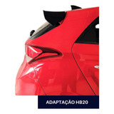 Aerofolio Esportivo Hyundai Hb20 2014 A 2019 Black Piano