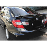 Aerofólio Honda Civic Pintado Preto 2012 2013 2014 2015 2016