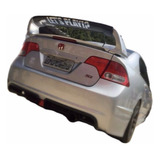 Aerofolio Mugen Honda New Civic 07 09 Fibra Sem Pintar