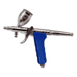 Aerografo Mini Pistola Pintura Profissional Bico 0 3 Cor Azul