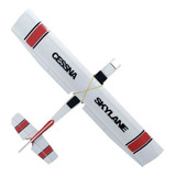 Aeromodelo Cessna Montado Linkagem Entelagem Kit 1 Cor Vermelho