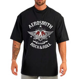 Aerosmith Camiseta Banda Classic Rock Camisa