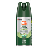 Aerossol Repelente De Insetos Off Deep Woods 75 Ml 25 Deet