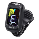 Afinador Cromatico Tu 02 Boss Preto bk