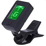 Afinador Digital Cromático Clip 360 Para Violão Violino Guitarra Baixo Ukulele Cavaco