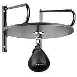 Afranti Kit De Plataforma De Bolsa De Velocidade Ajustável Resistente De 61 Cm Com Bola De Perfuração Rápida 25 4 Cm X 17 8 Cm Suporte De Parede De Altura Ajustável Conjunto De Treinamento
