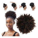 Afro Puff Aplique De Coque