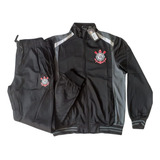 Agasalho Conjunto Jaqueta Calça Corinthians Trilobal