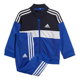 Agasalho Tiberio 3 stripes Colorblock Shiny Infantil adidas