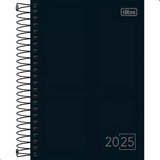 Agenda 2025 Espiral Diária Spice Preta 14 0 X 20 0 Cm
