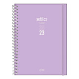 Agenda Planejamento Planner Stilo Cores 2024 80 Fls Jandaia Cor Da Capa Lilás Liso